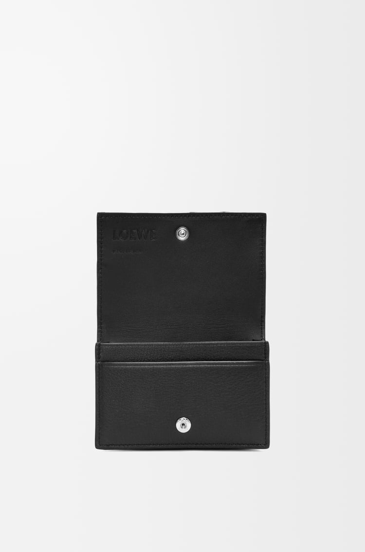 LOEWE Puzzle business cardholder in classic calfskin Black