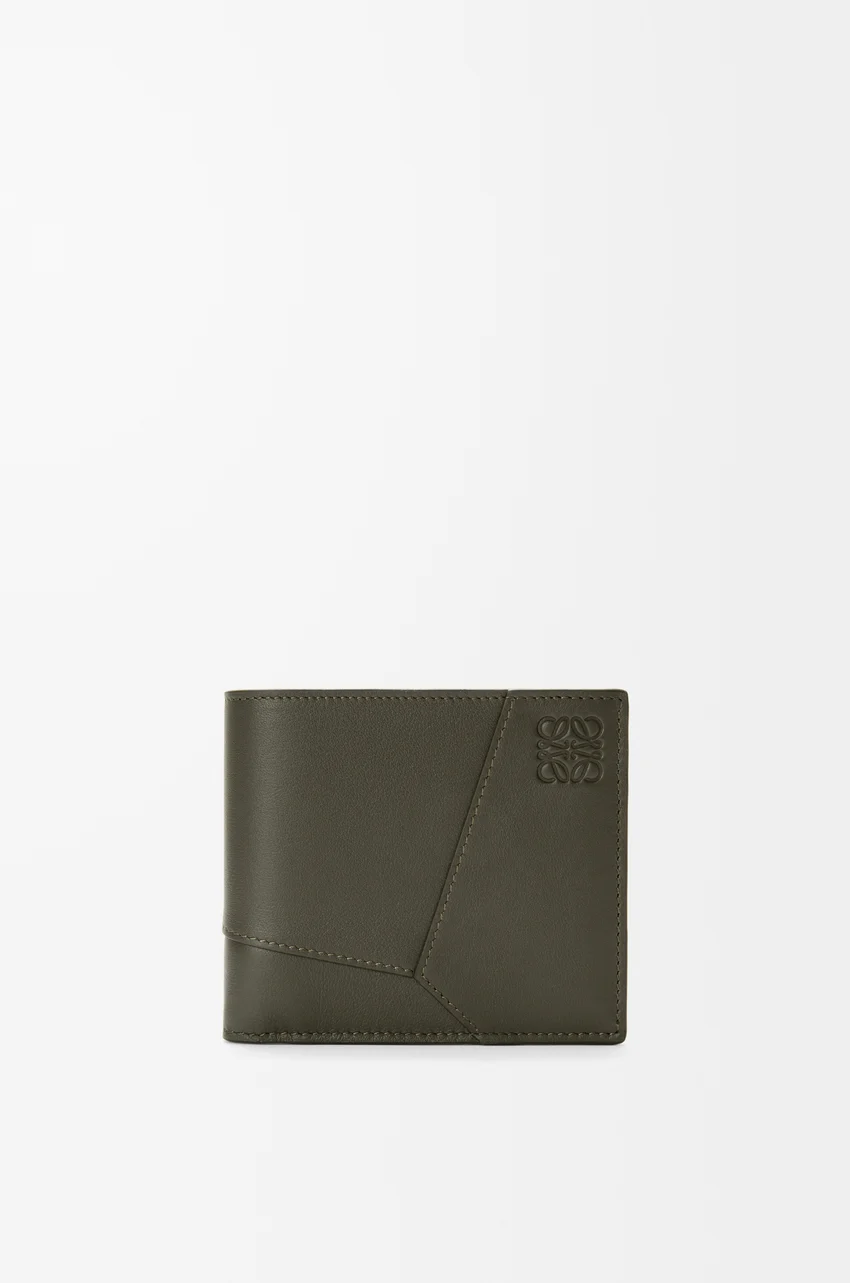Puzzle bifold wallet