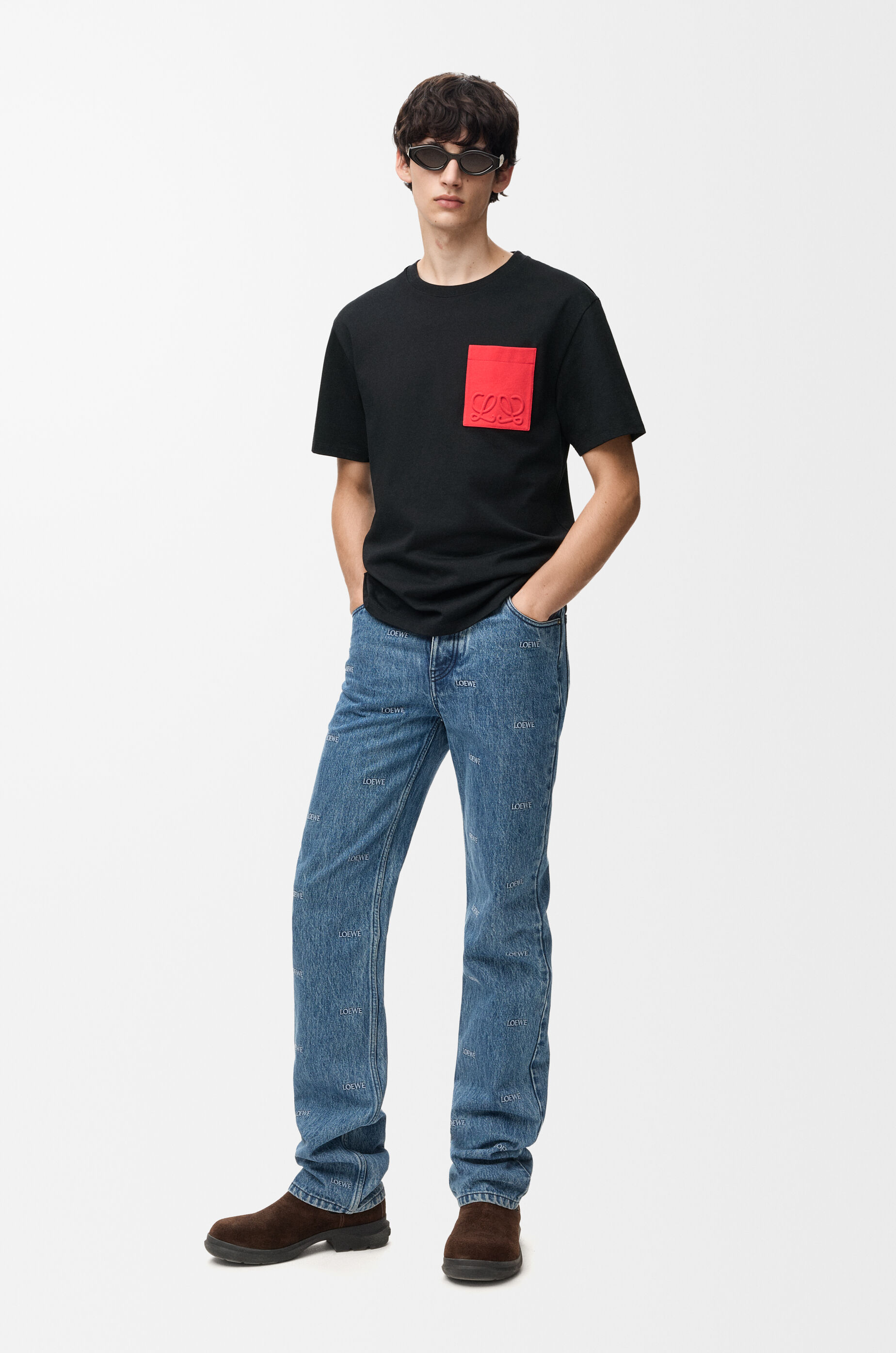 リラックスフィット Tシャツ（コットン） ブラック - ロエベ 日本 公式