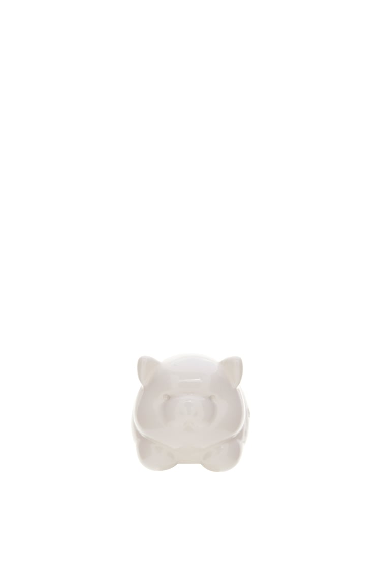LOEWE Chow chow dice in brass Soft White