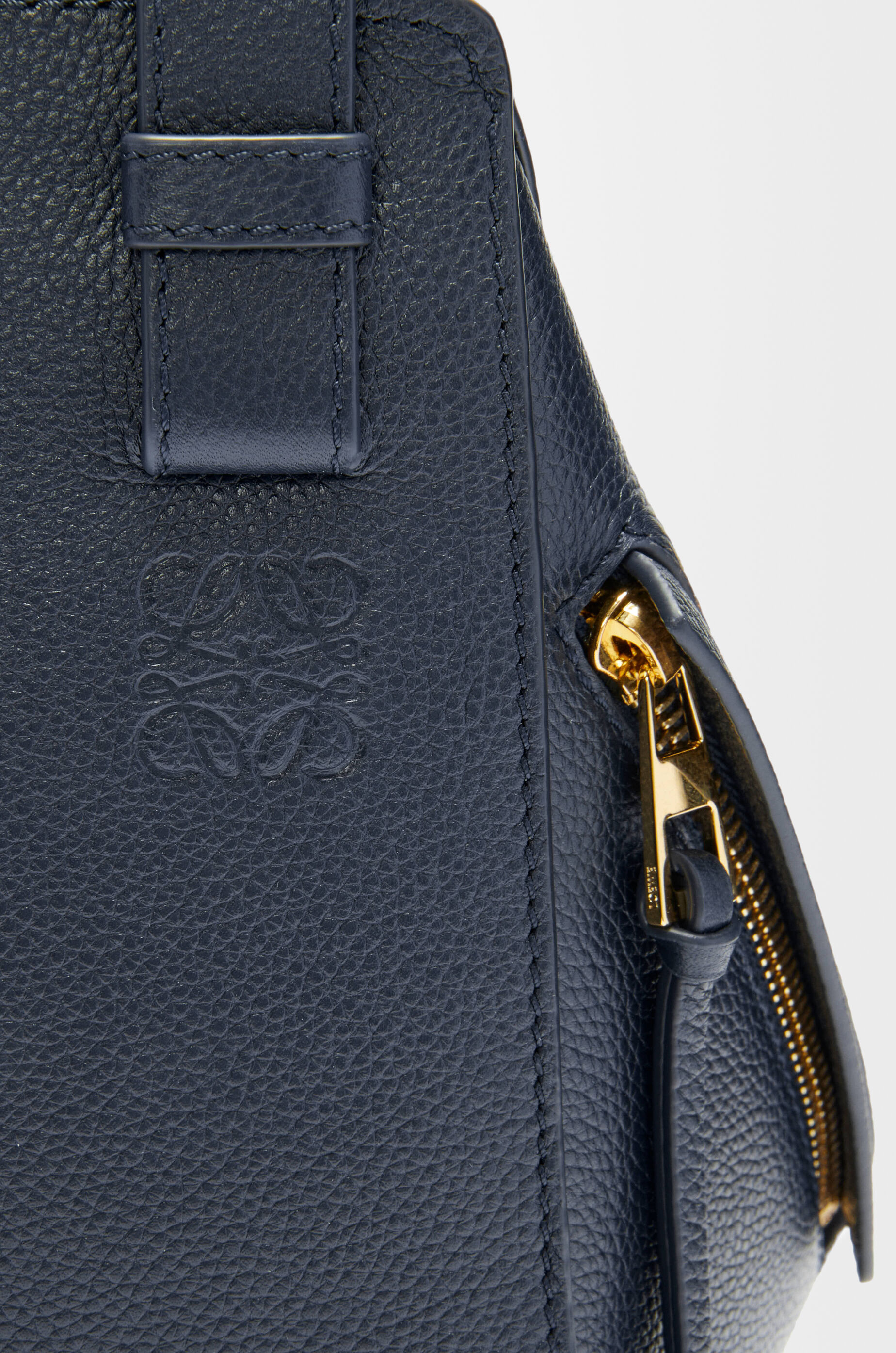 ハンモックバッグ コンパクト（ソフトグレインカーフ） ブルー