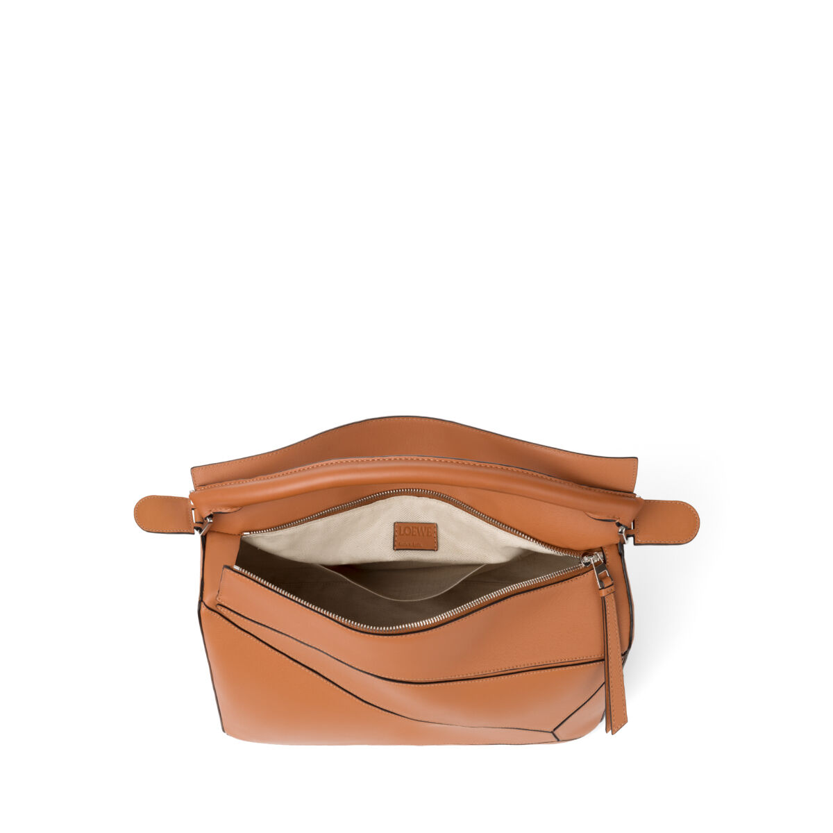 Puzzle bag in classic calfskin Tan LOEWE