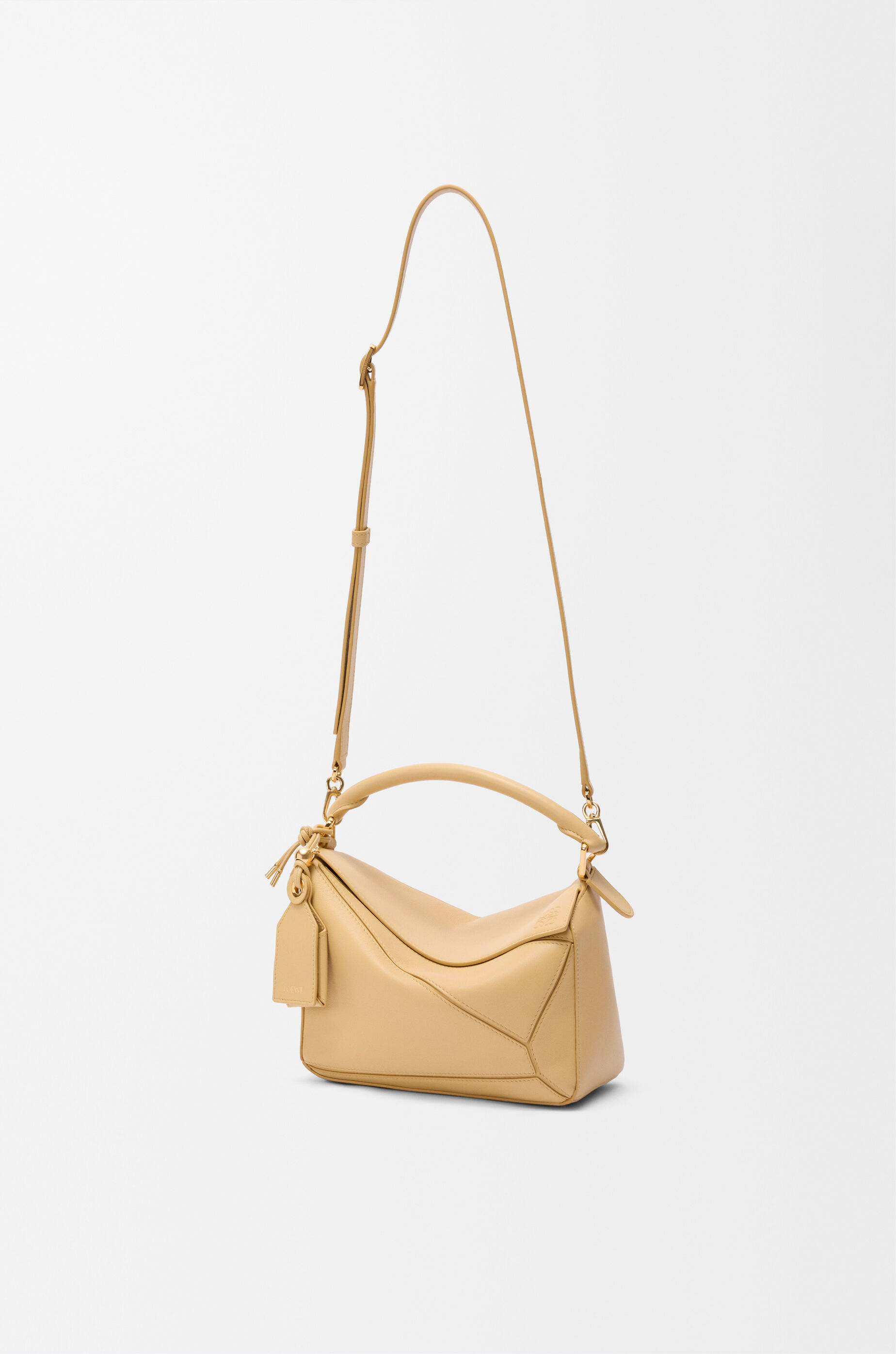 LOEWE フェザーライト パズルバッグ フェザーライト パズルバッグ スモール（ナパラム） イエロー - LOEWE