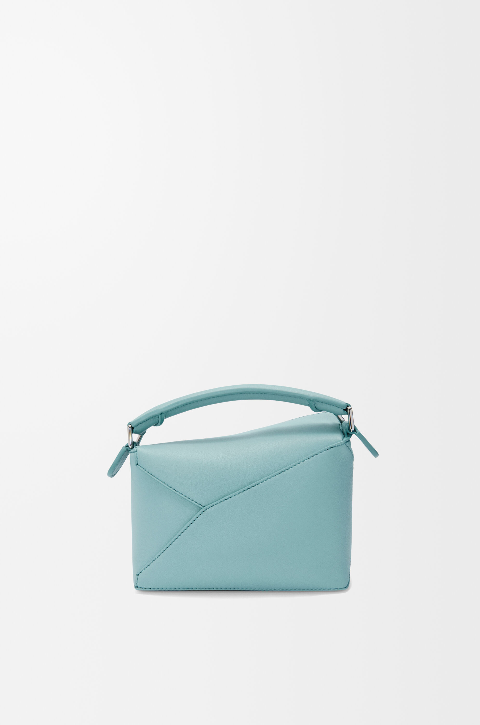 イカ パズルバッグ ミニ（ナパカーフ） グリーン - LOEWE