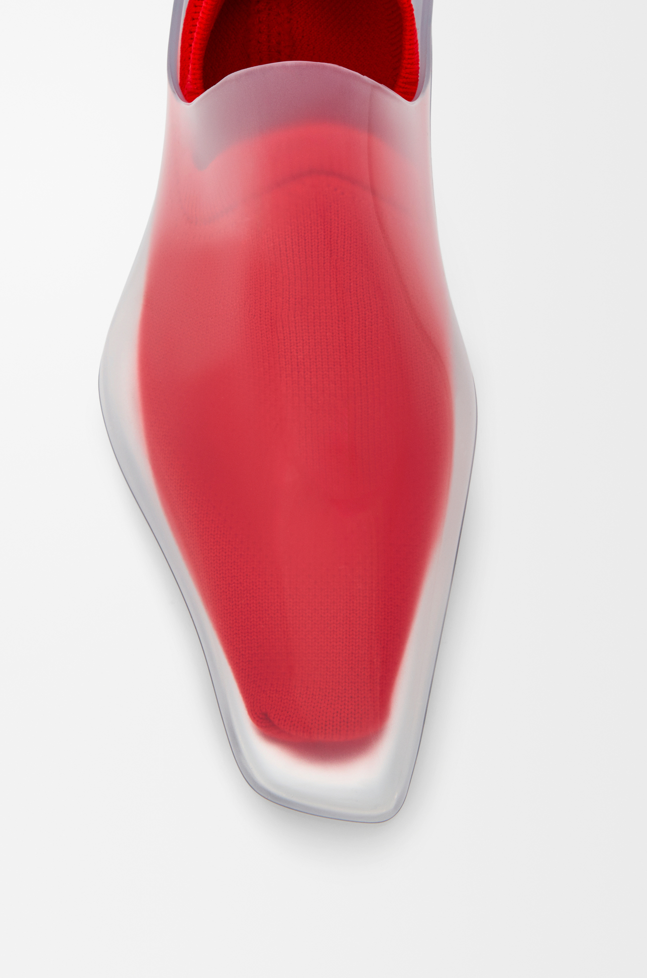 LOEWE Botín Emily aqua en PVC Transparente