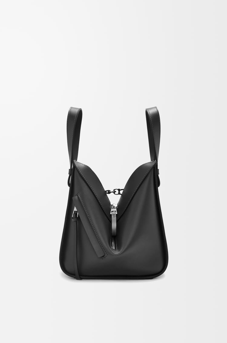 LOEWE Bolso Hammock Compact en piel de ternera Negro