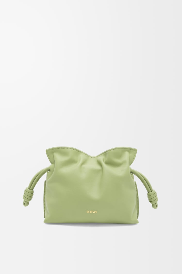 LOEWE フラメンコクラッチ ミニ（ナパカーフ） ライトペアー