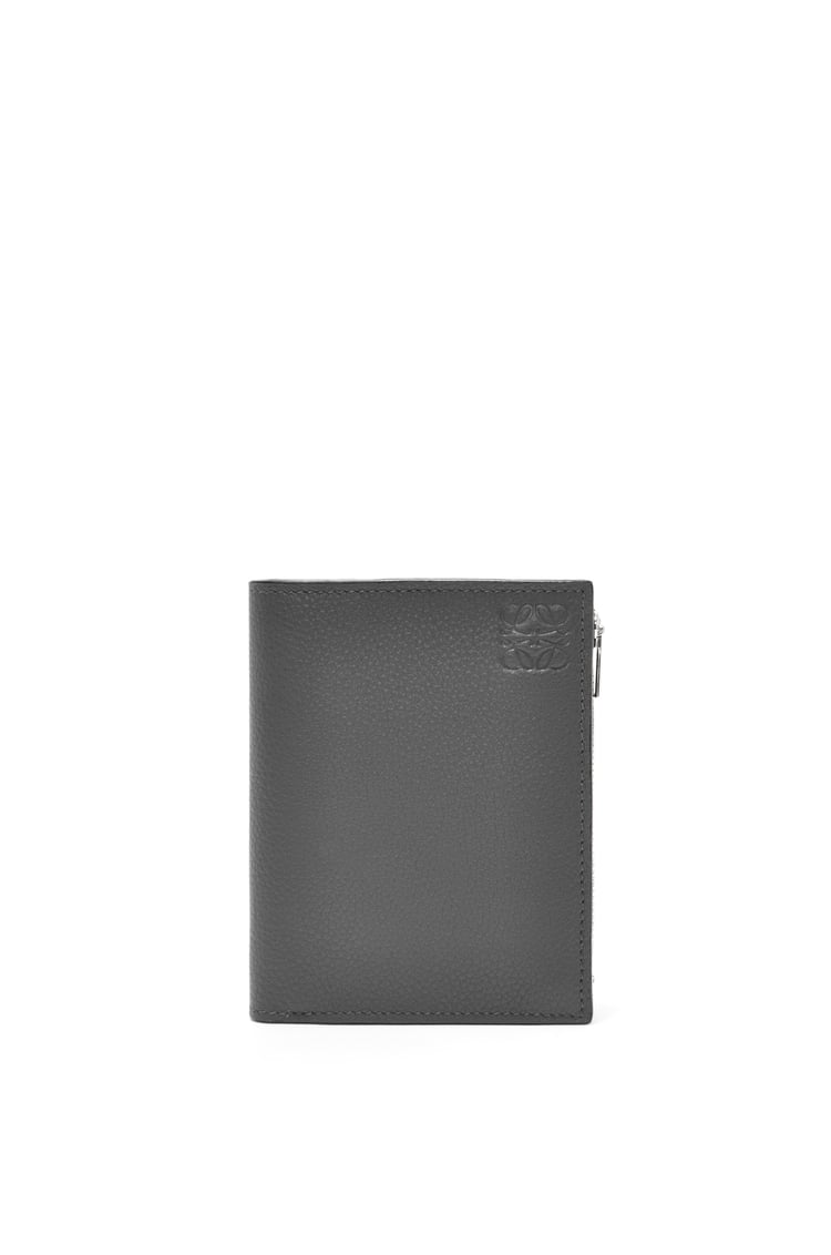 LOEWE 슬림 컴팩트 지갑 - 소프트 그레인 카프스킨 앤스러사이트