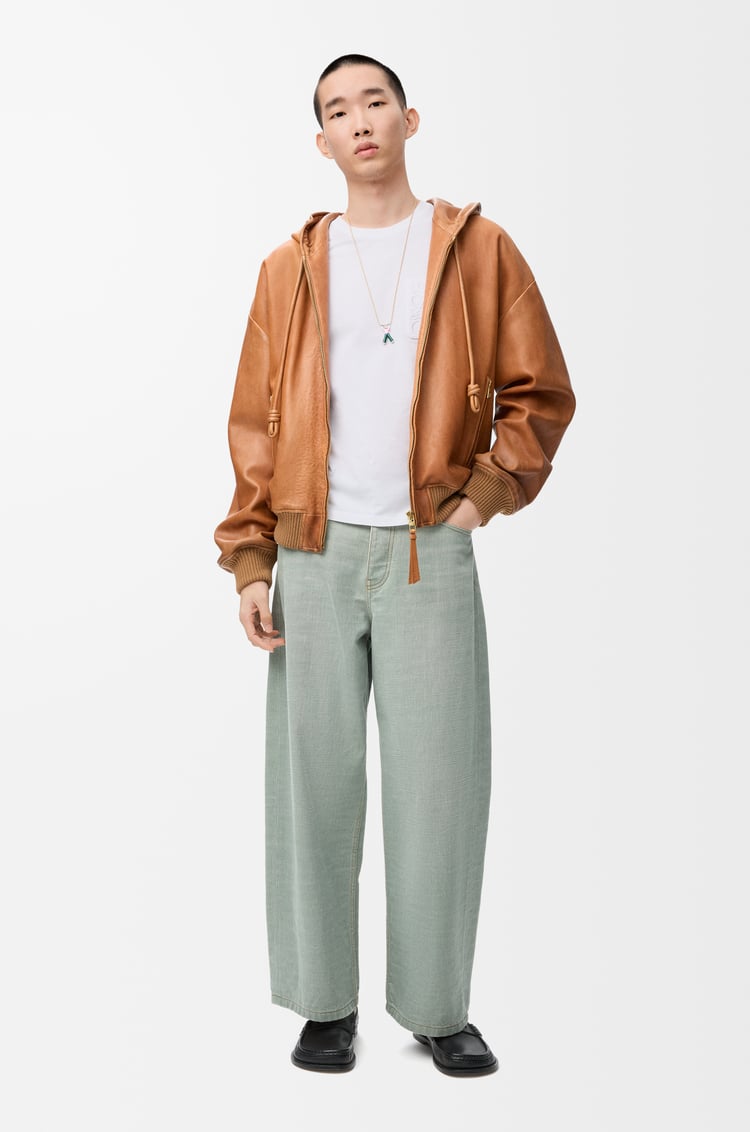 LOEWE Camiseta de corte holgado en algodón Blanco