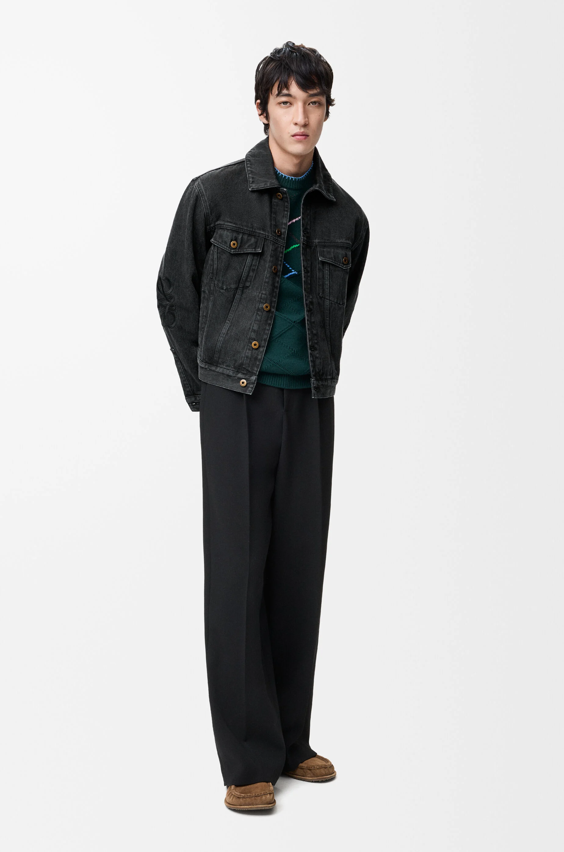 アナグラム ジャケット（デニム） ブラック - LOEWE