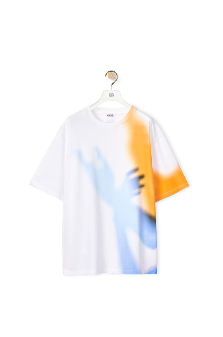 LOEWE Shadow print T-shirt in cotton White