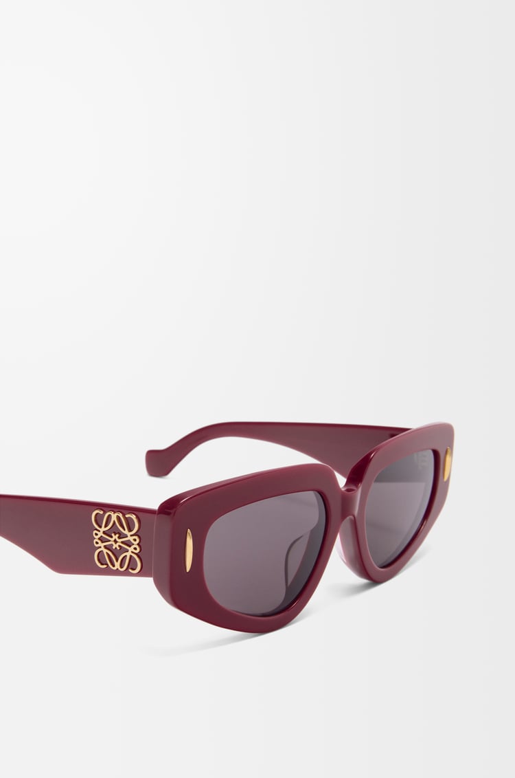 LOEWE Small Butterfly Screen sunglasses Burgundy