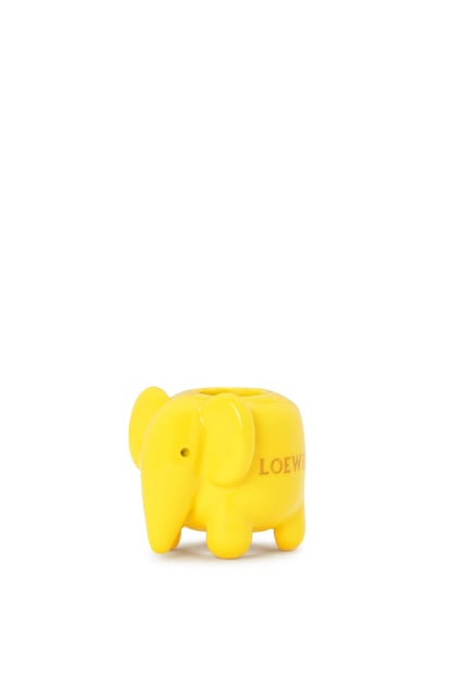 LOEWE Big elephant dice in metal Yellow plp_rd