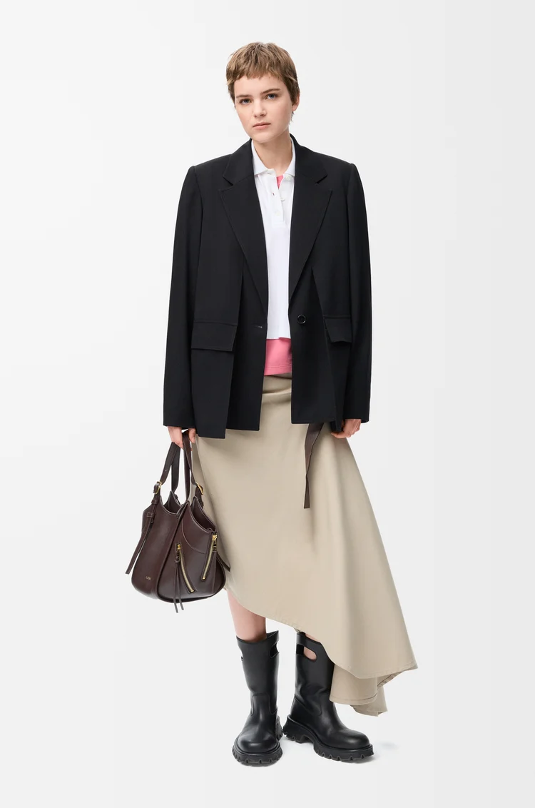 LOEWE 羊毛夹克 黑色