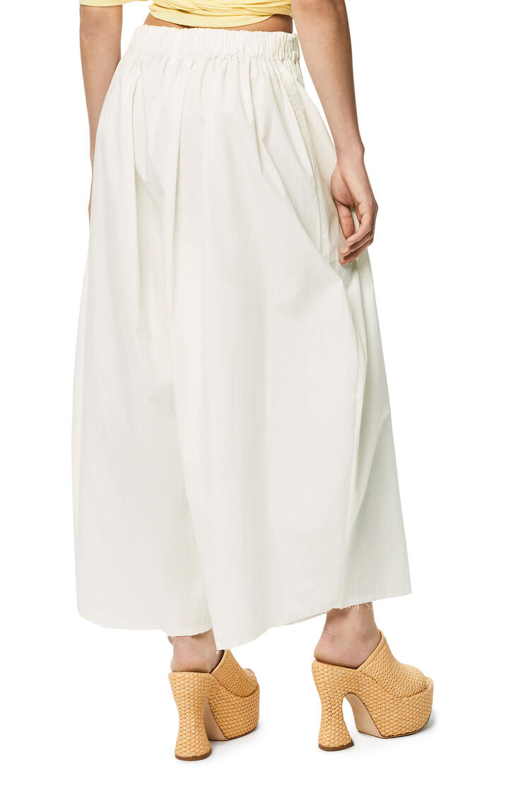 LOEWE Cropped trousers in cotton White pdp_rd