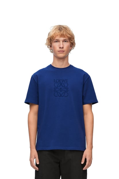 LOEWE T-shirt in cotone vestibilità regular BLUETTE plp_rd