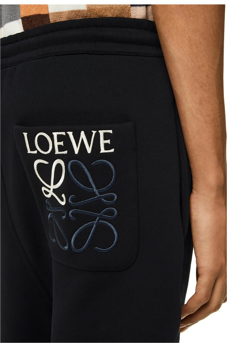 LOEWE Jogging trousers in cotton Black pdp_rd