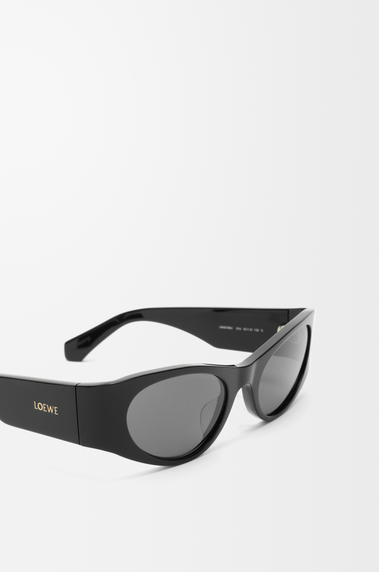 LOEWE 小号 Flash 猫眼造型太阳眼镜 黑色