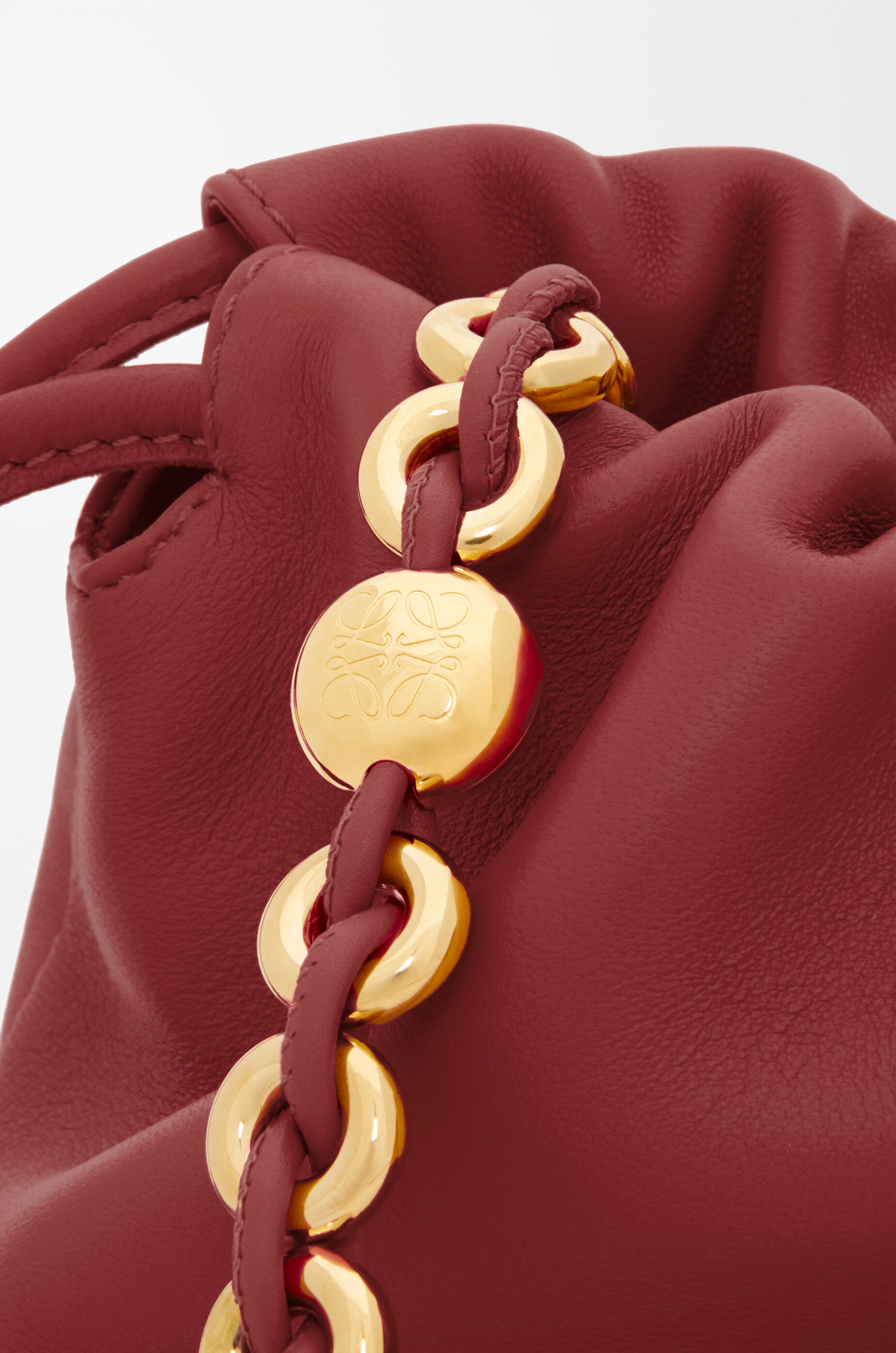 LOEWE フラメンコパース（メローナパラム） バーントレッド