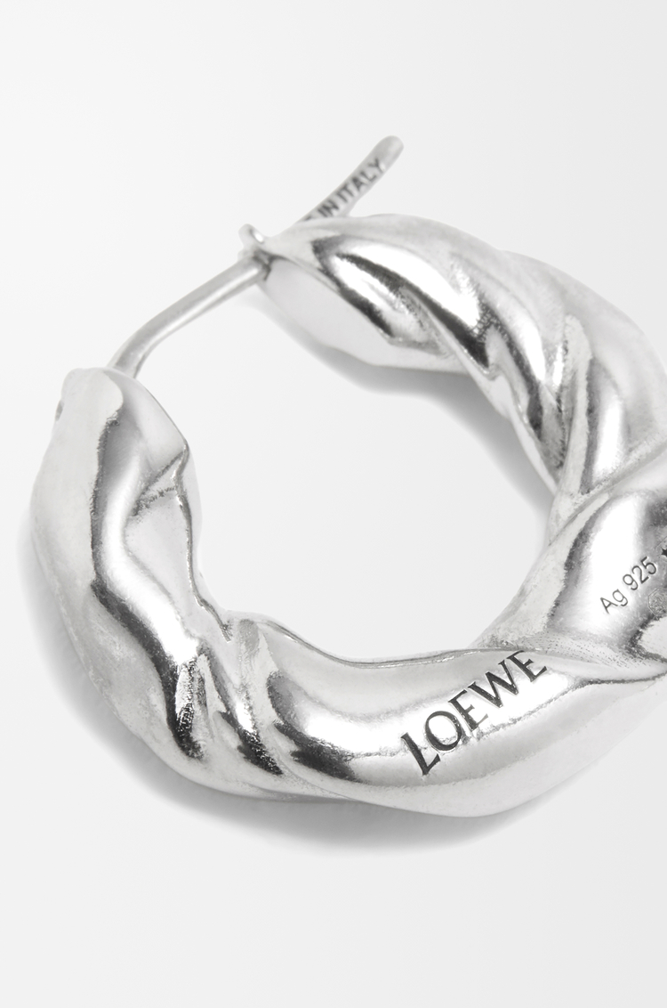 LOEWE ナパツイスト ピアス (スターリングシルバー) シルバー