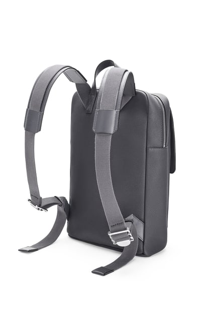 LOEWE Military backpack in soft grained calfskin Anthracite plp_rd