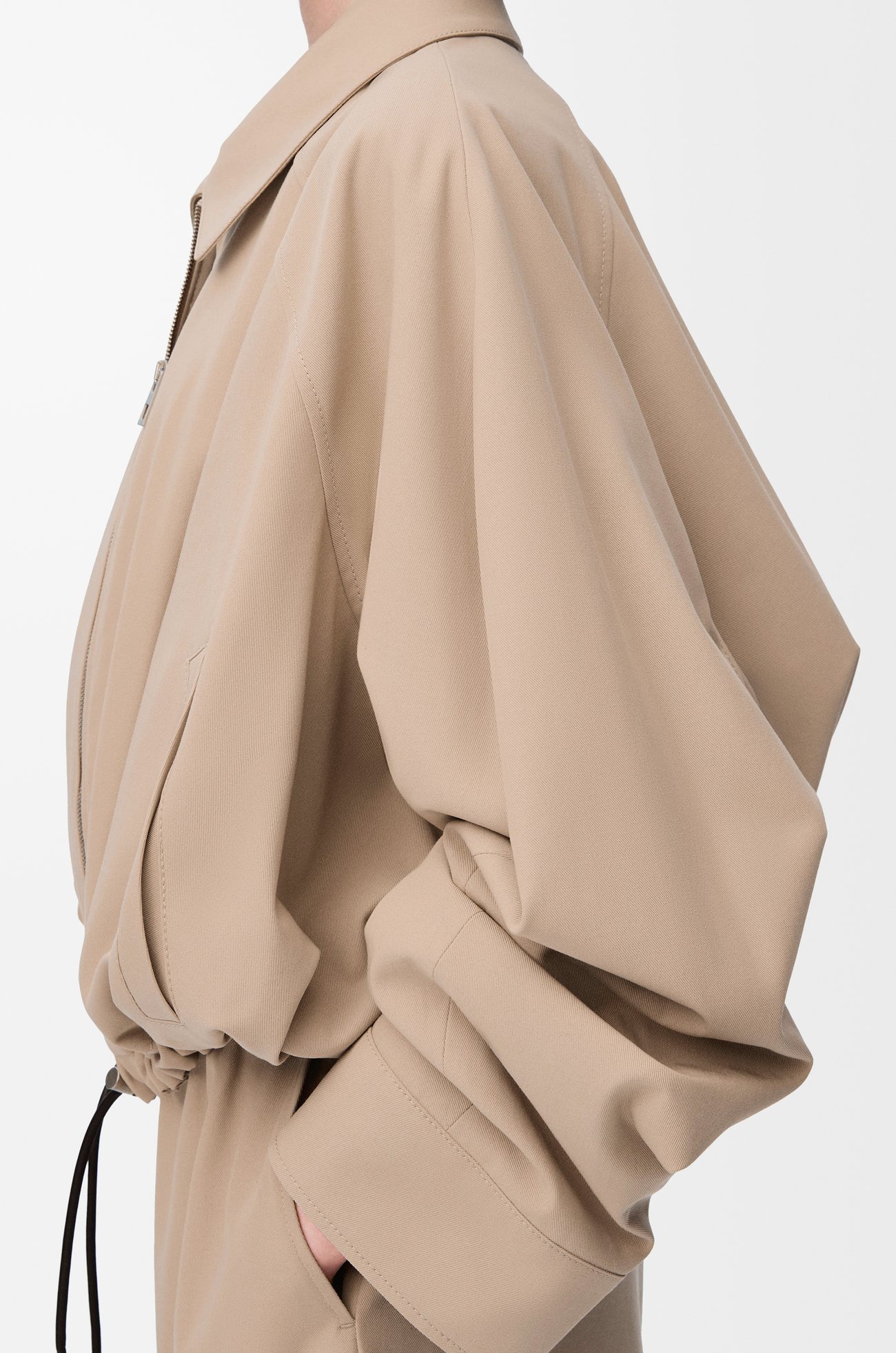 LOEWE Balloon jacket in cotton Beige