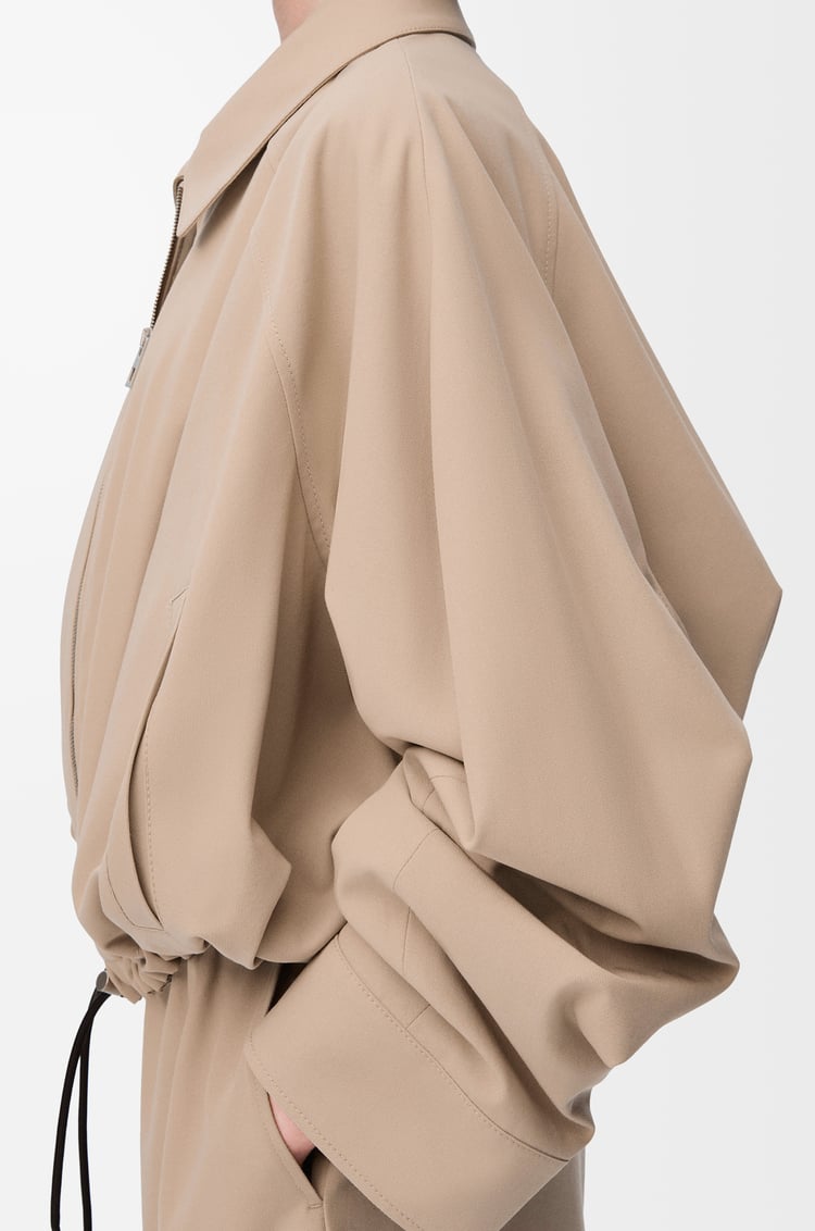 LOEWE Chaqueta globo en algodón Beige
