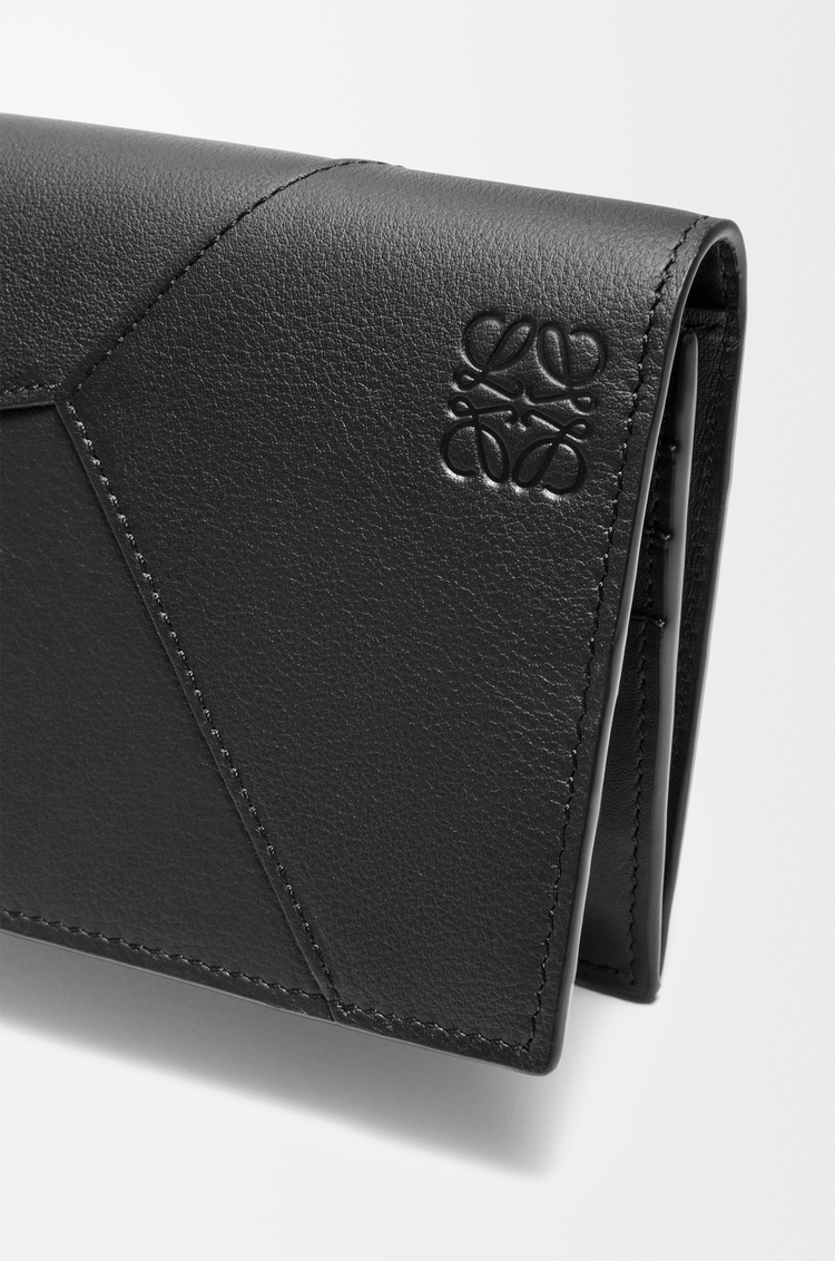 LOEWE パズル ロング ホリゾンタル ウォレット（クラシックカーフ） ブラック