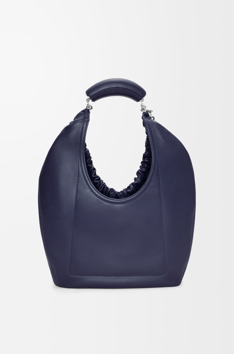 LOEWE Medium Squeeze bag in mellow nappa lambskin Abyss Blue
