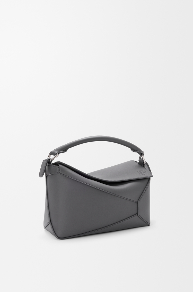 LOEWE Small Puzzle Edge bag in classic calfskin Slate