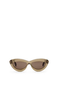 LOEWE Cateye sunglasses in acetate Brown Green