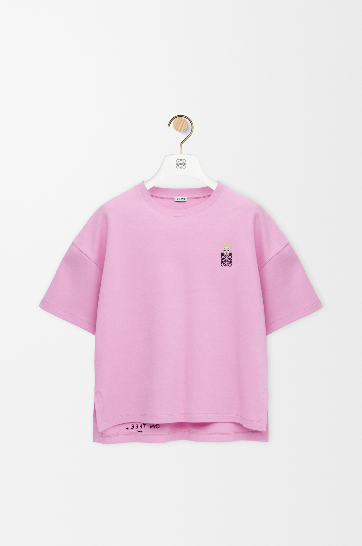 レギュラーフィット Tシャツ（コットンブレンド） ピンク - ロエベ 