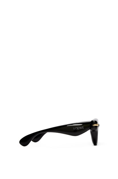 LOEWE Gafas de sol Inflated en nailon Negro Brillante plp_rd
