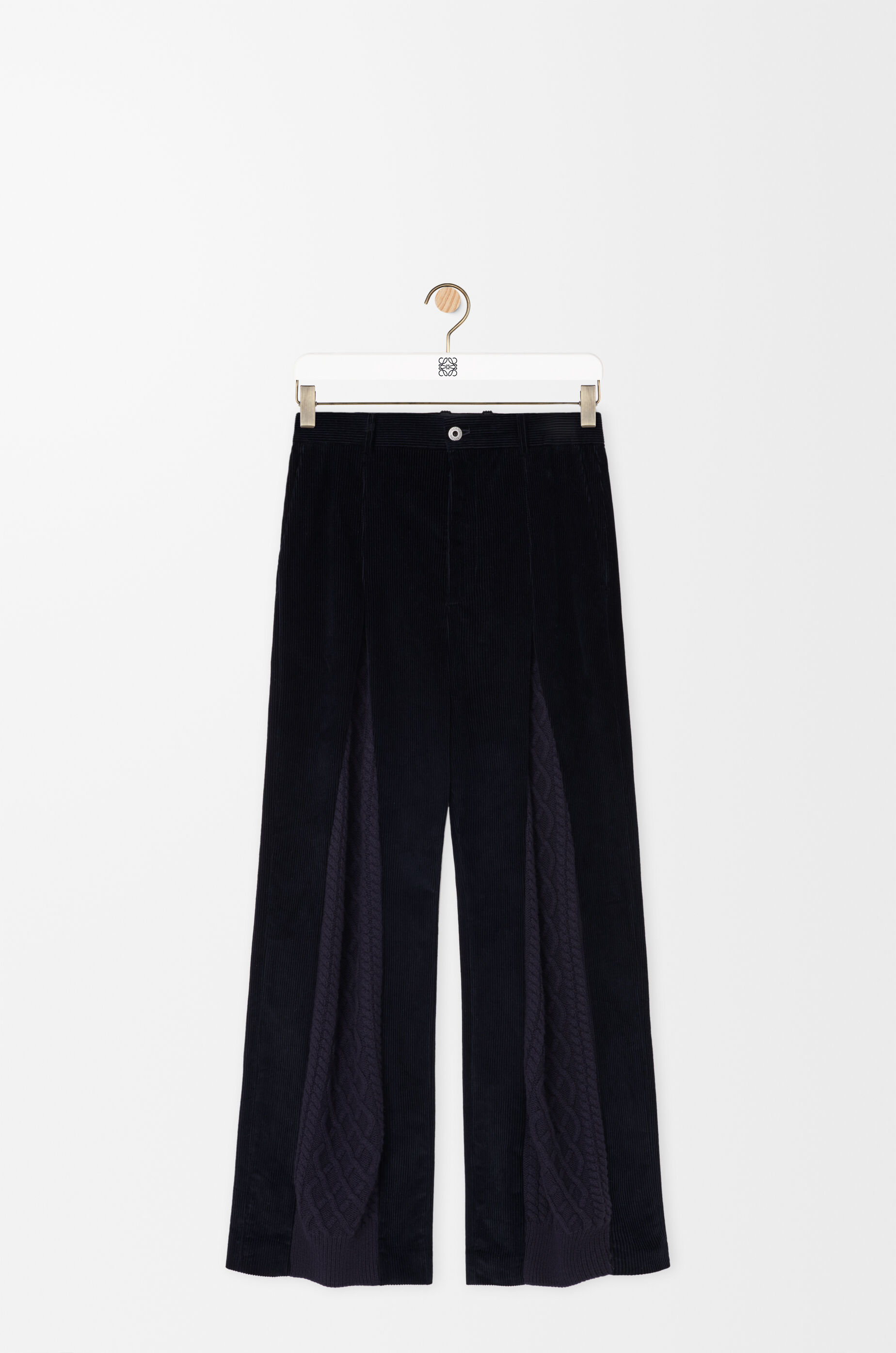 ハイブリッド トラウザーズ（コットン&ウール） ブルー - LOEWE