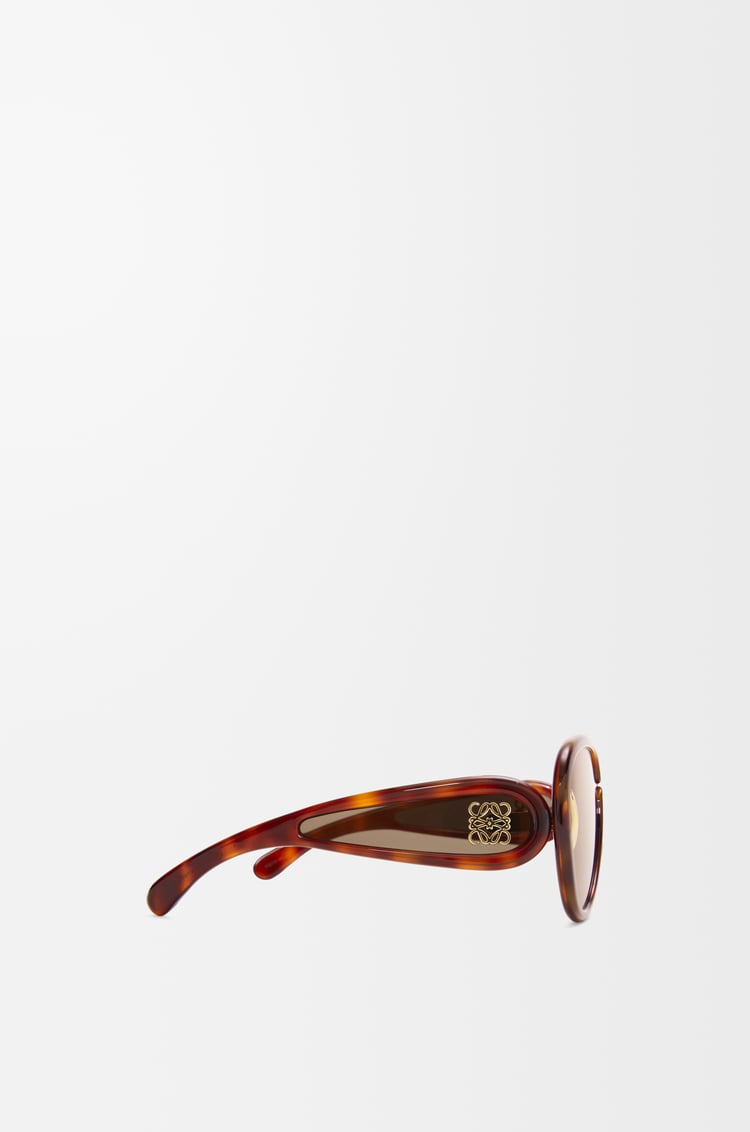 LOEWE Pilot Mask sunglasses Dark Havana