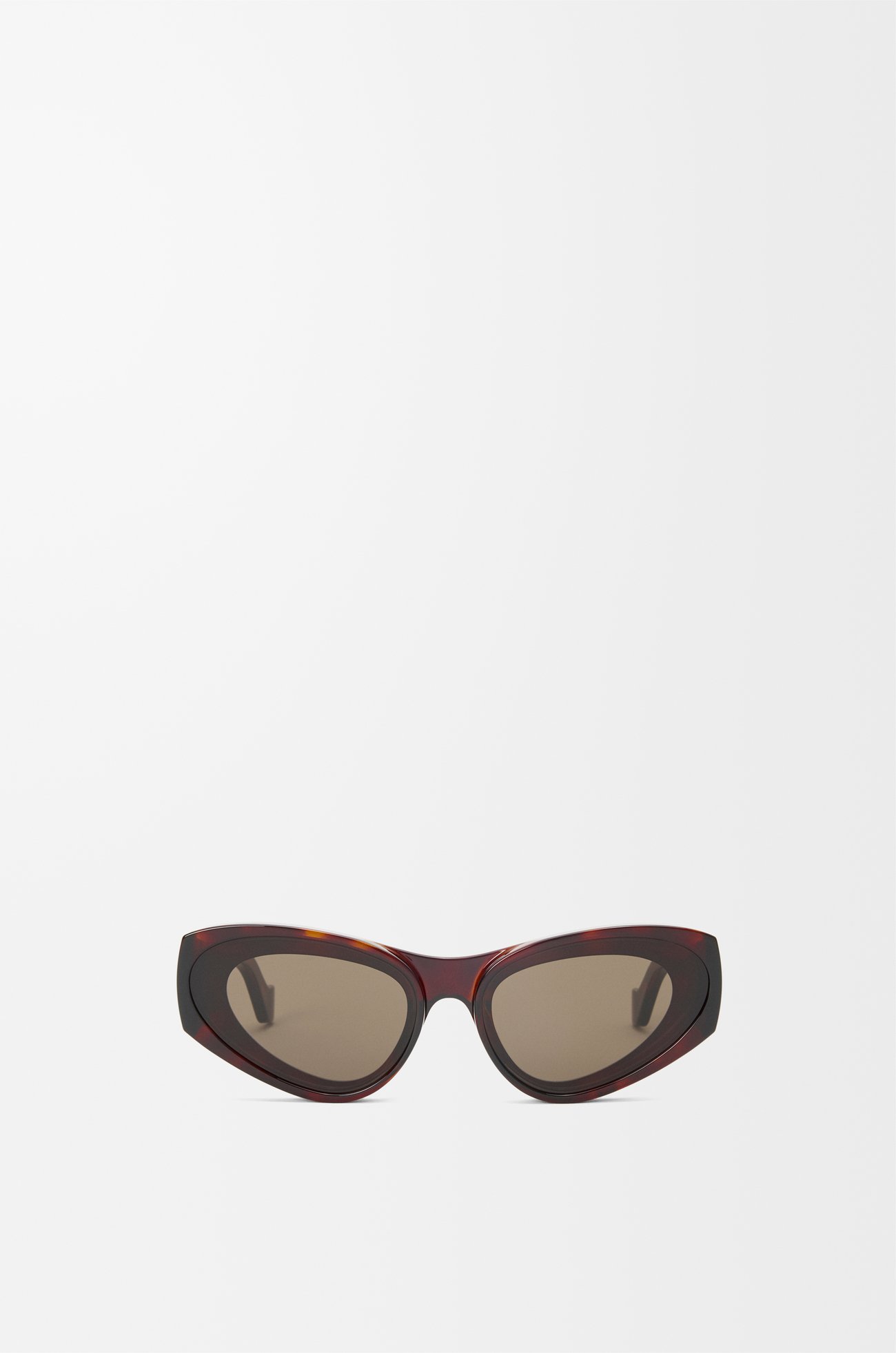 LOEWE Front lenses cateye sunglasses  Havana