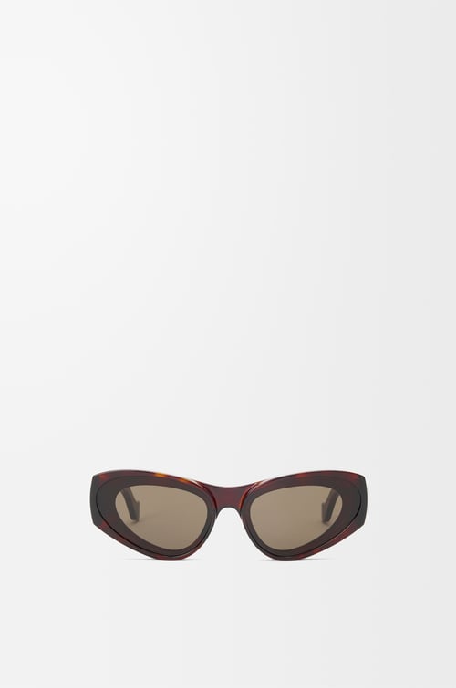 LOEWE Front lenses cateye sunglasses  Havana