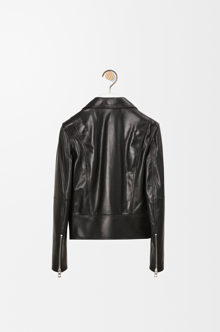 LOEWE Chaqueta biker en piel napa de cordero Negro