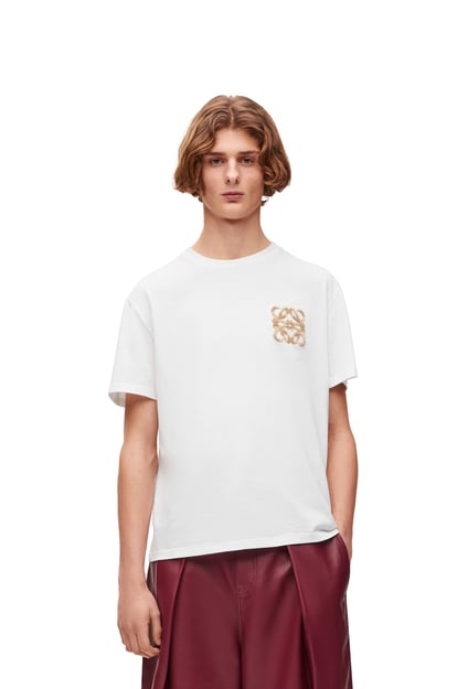 LOEWE T-shirt in cotone vestibilità rilassata BIANCO plp_rd