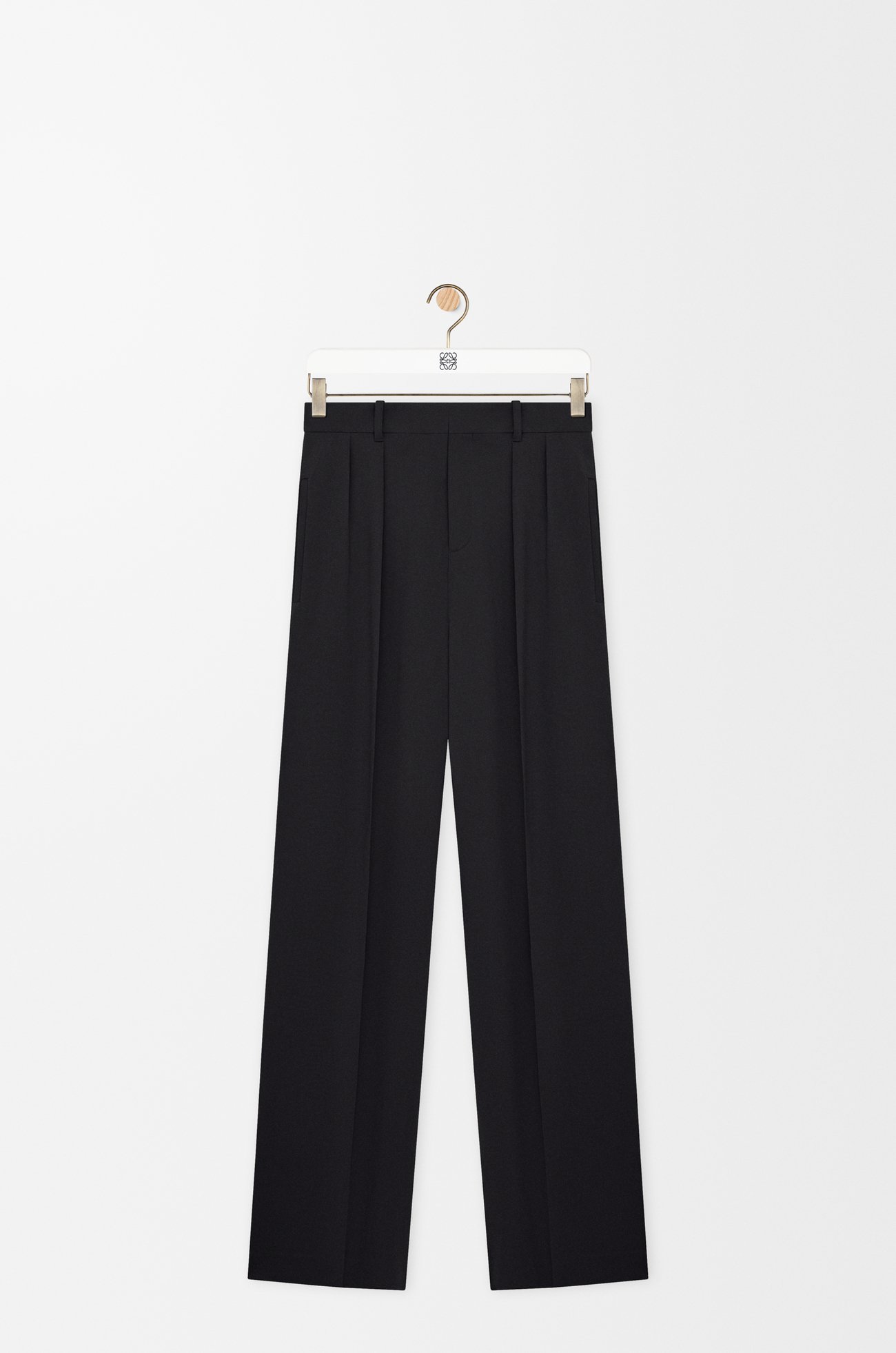 LOEWE Hose aus Viskosemischung Schwarz