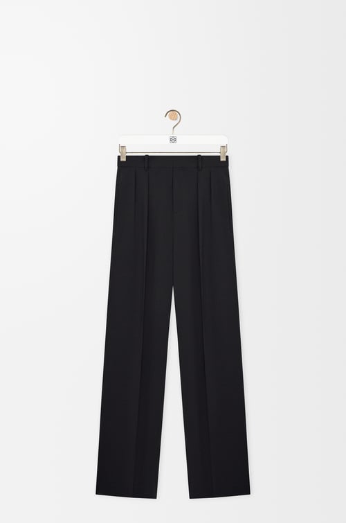 LOEWE Pantalón en mezcla de viscosa Negro