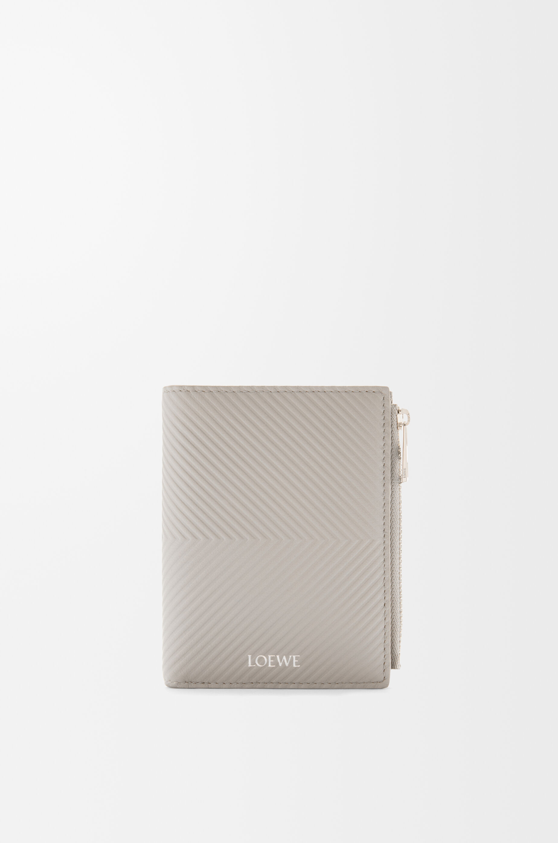 スリム コンパクトウォレット（シャイニーカーフ） ダークカーキグリーン/カーキグリーン - LOEWE