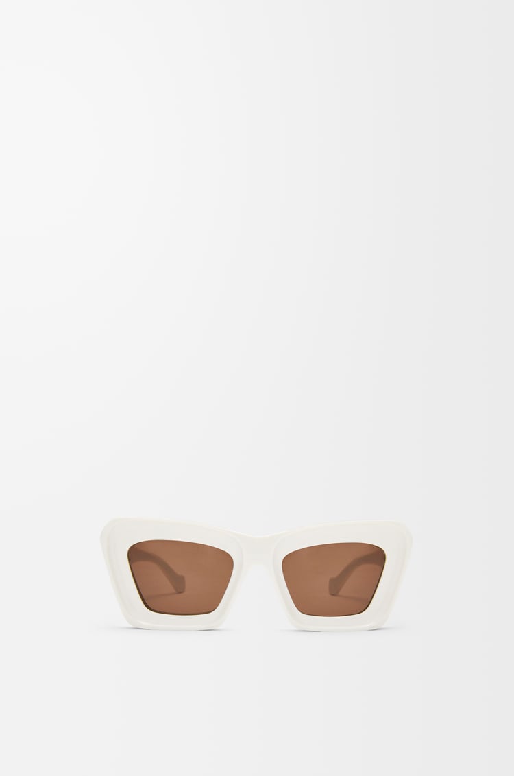 LOEWE Beveled Cateye sunglasses White/Ivory