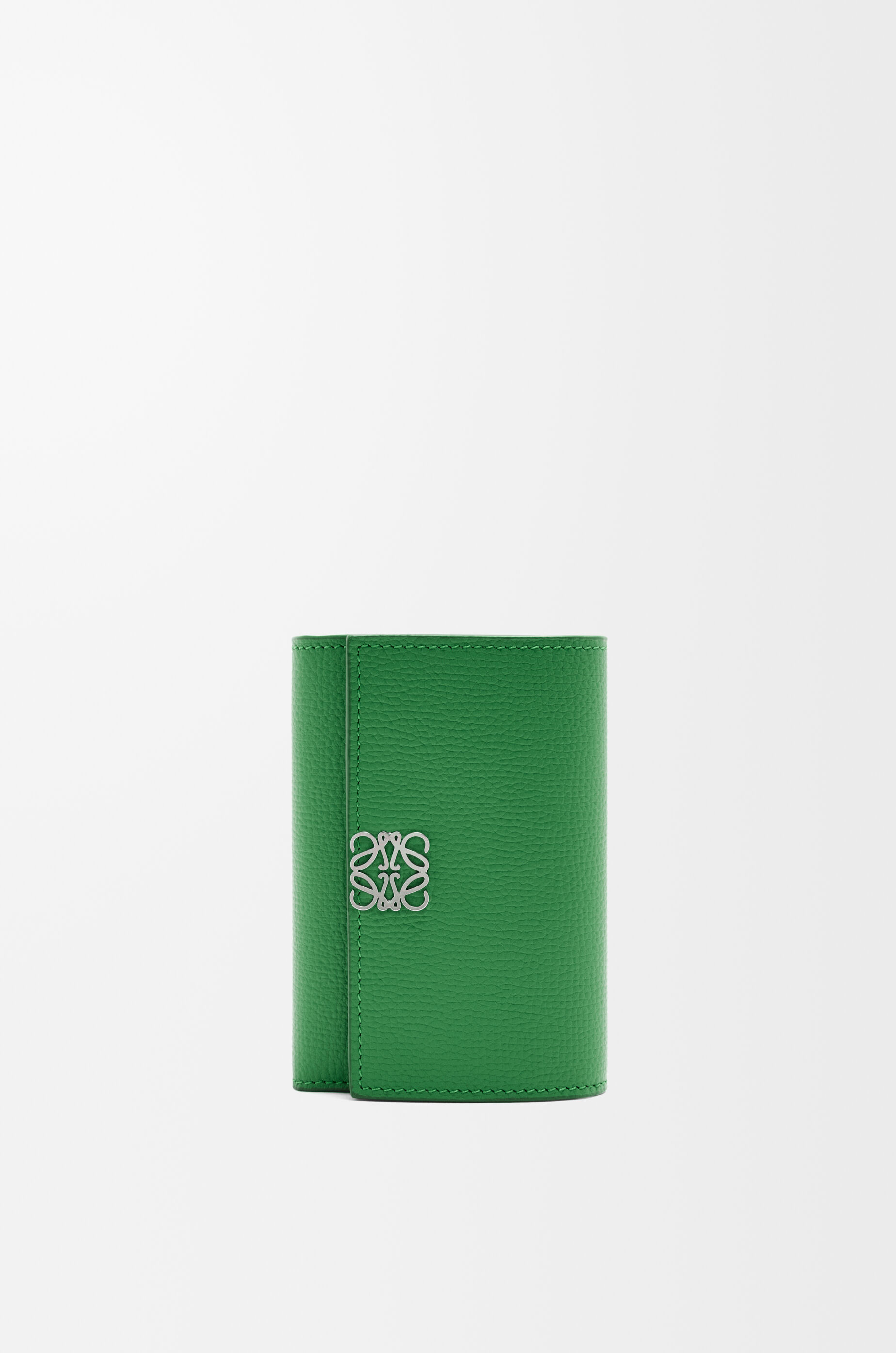 アナグラム バーティカル ウォレット スモール（ペブルグレインカーフ） トロピカルグリーン - LOEWE