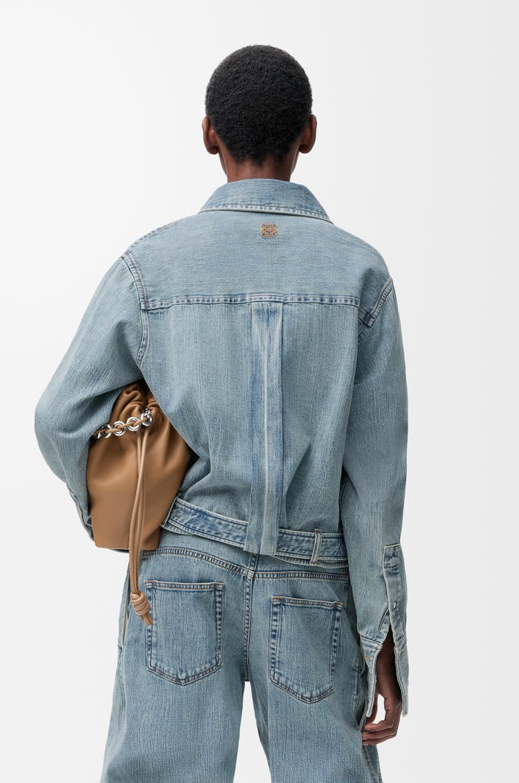 LOEWE ドレープ シャツ（デニム） ウォッシュドデニム