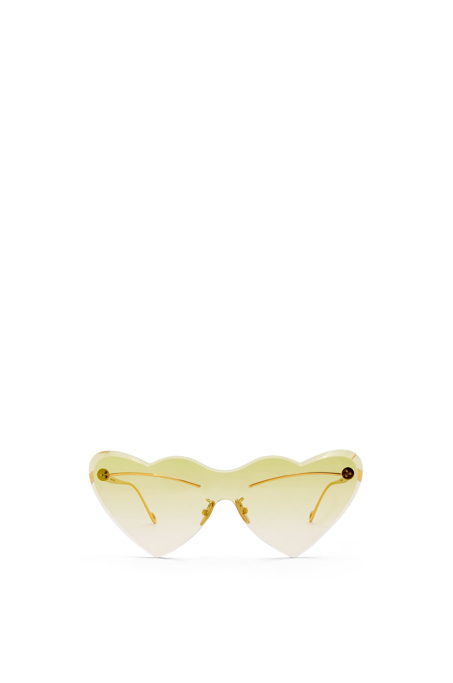 Heart sunglasses in metal