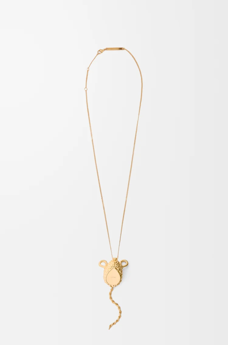 LOEWE Collar Mouse Dorado