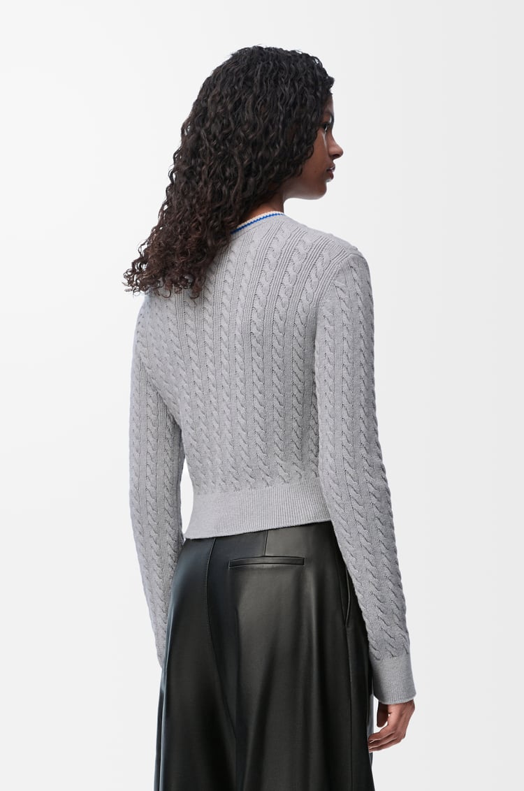 LOEWE Sweater in cotton Grey