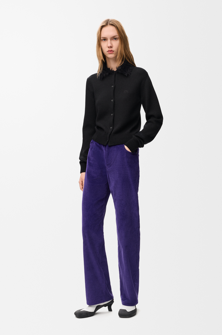 LOEWE Cárdigan en lana Negro