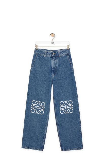 LOEWE Anagram baggy jeans in denim Jeans Blue plp_rd